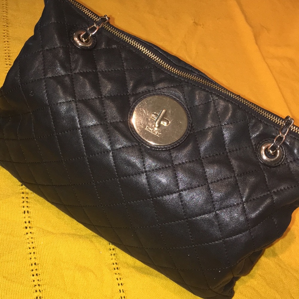 Black DKNY bag